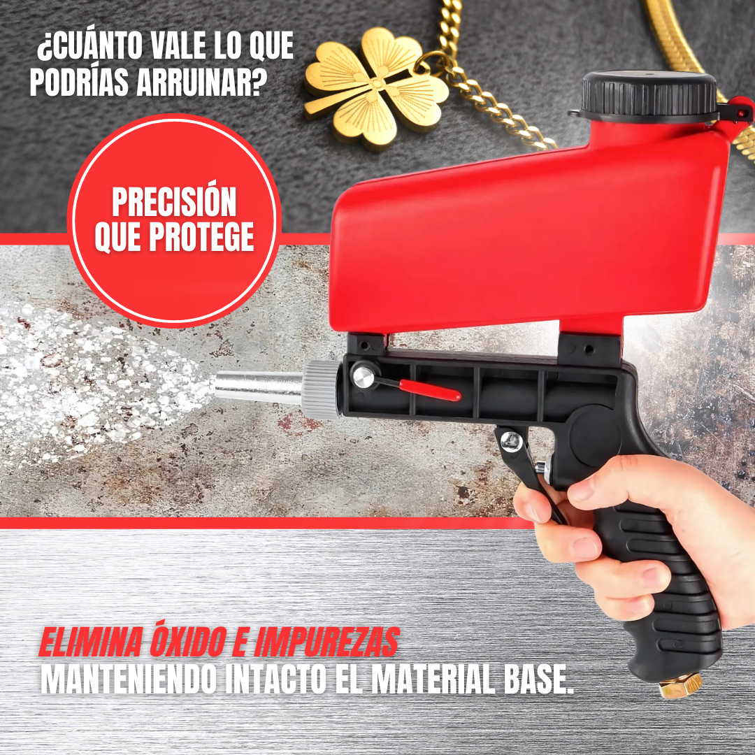 TURBOCLEAN: La Pistola de Arena Profesional