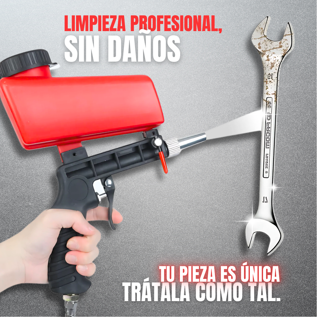 TURBOCLEAN: La Pistola de Arena Profesional