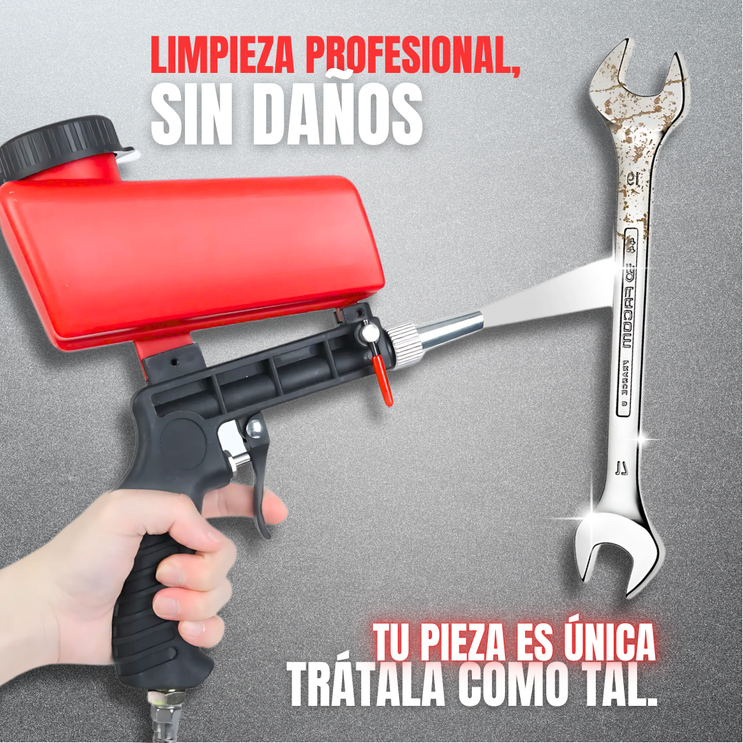 TURBOCLEAN: La Pistola de Arena Profesional