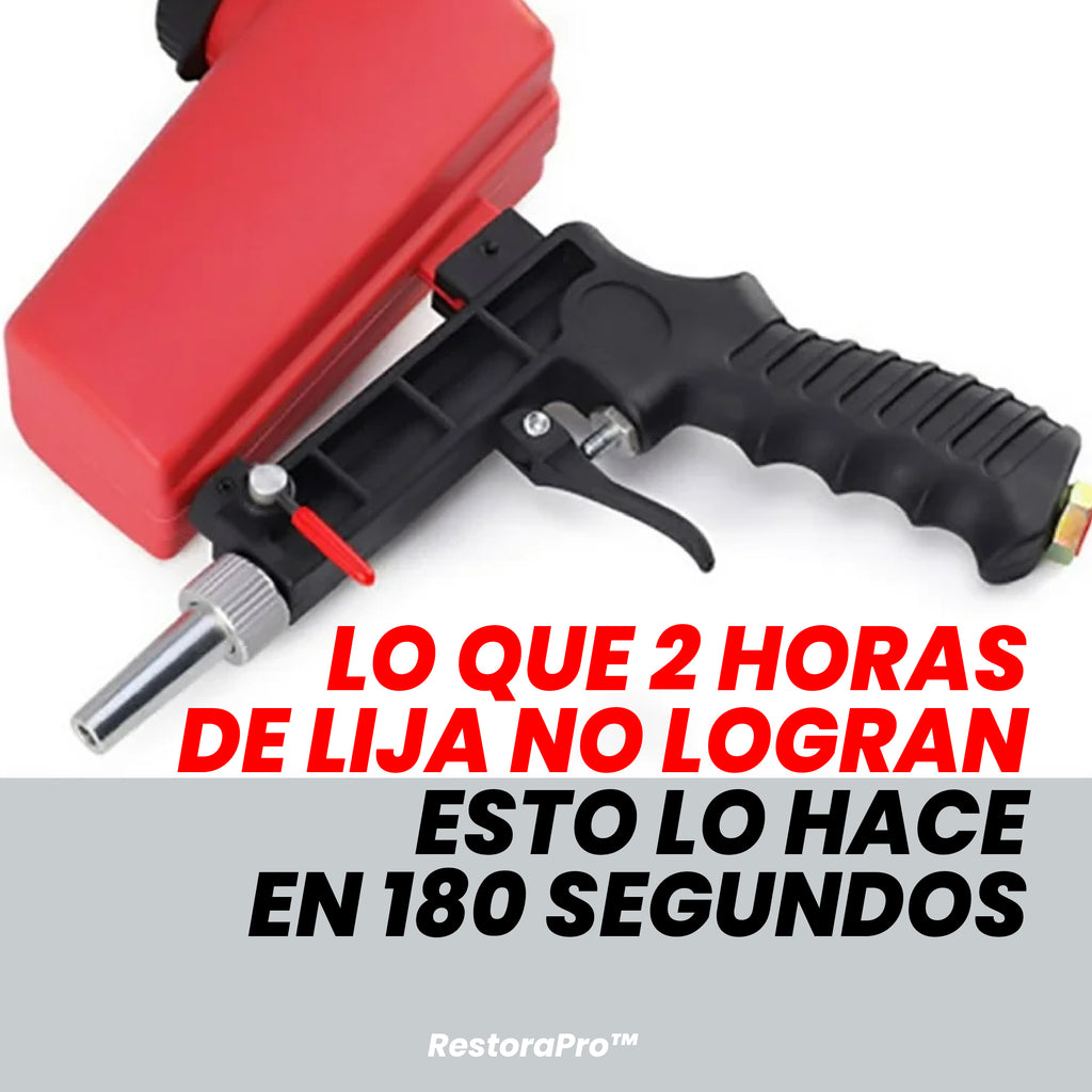 TURBOCLEAN: La Pistola de Arena Profesional