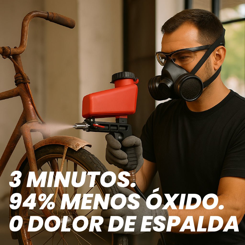 TURBOCLEAN: La Pistola de Arena Profesional