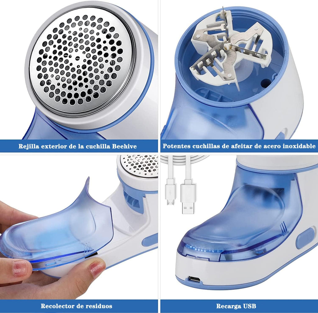 Máquina Quita Motas Profesional - Elimina Pelusas y Motas